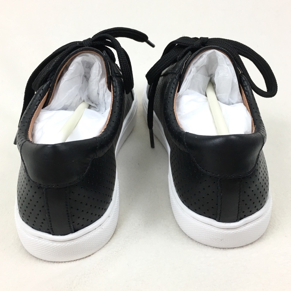 [Caslon] NEW IN BOX✨Black Leather Lace Up Sneakers - Picture 4 of 8